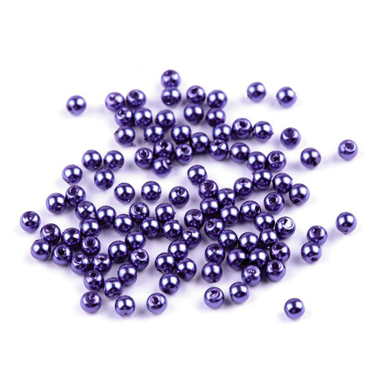 Perle plastic glance, ø4 mm - Bleu turcoaz (10 Grame) Perle plastic glance, ø4 mm - Bleu turcoaz (10 Grame)