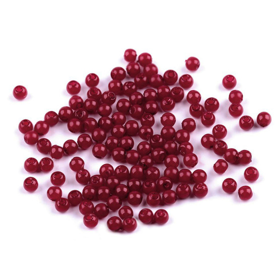 Perle plastic glance, ø4 mm - Bleu turcoaz (10 Grame) Perle plastic glance, ø4 mm - Bleu turcoaz (10 Grame)