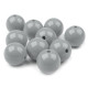 Mărgele din plastic color, ø20 mm - Alb (110 Bucăți) Mărgele din plastic color, ø20 mm - Alb (110 Bucăți)