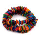 Mărgele chipsuri sidef colorat, șirag 80-85 cm - Multicolor (1 Șir) Mărgele chipsuri sidef colorat, șirag 80-85 cm - Multicolor (1 Șir)