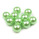 Perle decorative, fără orificiu, ø10 mm - Verde deschis (150 Bucăți) Perle decorative, fără orificiu, ø10 mm - Verde deschis (150 Bucăți)