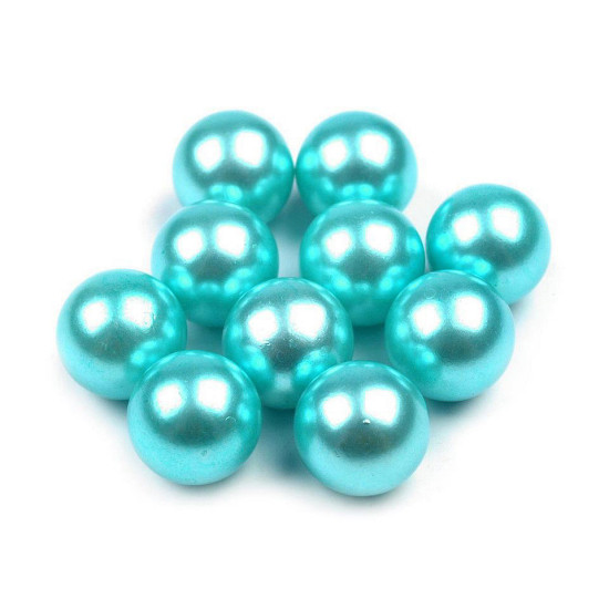 Perle decorative, fără orificiu, ø10 mm - Verde deschis (150 Bucăți) Perle decorative, fără orificiu, ø10 mm - Verde deschis (150 Bucăți)