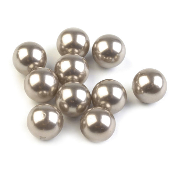 Perle decorative, fără orificiu, ø10 mm - Verde deschis (150 Bucăți) Perle decorative, fără orificiu, ø10 mm - Verde deschis (150 Bucăți)