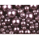 Perle sticlă lucioase, mix mărimi, ø4-12 mm - Mov deschis (50 Grame) Perle sticlă lucioase, mix mărimi, ø4-12 mm - Mov deschis (50 Grame)