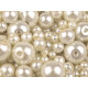 Perle sticlă lucioase, mix mărimi, ø4-12 mm - Mov deschis (50 Grame) Perle sticlă lucioase, mix mărimi, ø4-12 mm - Mov deschis (50 Grame)