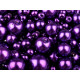 Perle sticlă lucioase, mix mărimi, ø4-12 mm - Mov deschis (50 Grame) Perle sticlă lucioase, mix mărimi, ø4-12 mm - Mov deschis (50 Grame)