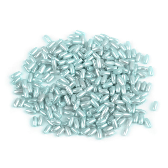 Mărgele sidefate bob de orez, 3x6 mm - Auriu (250 Grame) Mărgele sidefate bob de orez, 3x6 mm - Auriu (250 Grame)