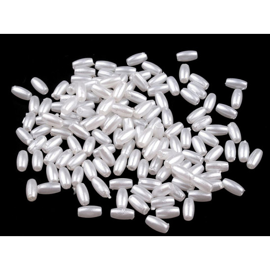 Mărgele sidefate bob de orez, 3x6 mm - Auriu (250 Grame) Mărgele sidefate bob de orez, 3x6 mm - Auriu (250 Grame)