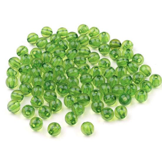 Mărgele rotunde transparent, ø6 mm - Roșu (500 Grame) Mărgele rotunde transparent, ø6 mm - Roșu (500 Grame)
