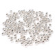 Mărgele metalice, ø3 mm - Argintiu deschis (500 Grame) Mărgele metalice, ø3 mm - Argintiu deschis (500 Grame)