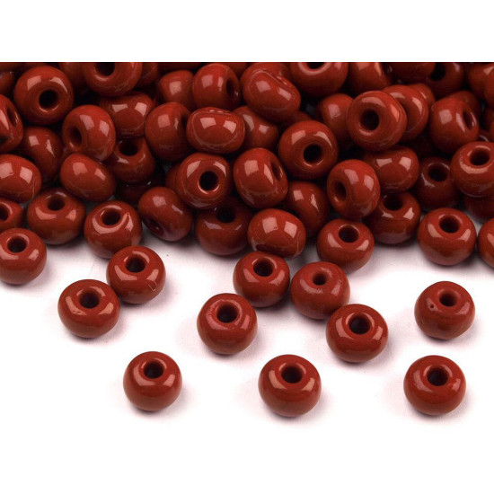 Mărgele nisip preciosa, 6/0 - 4mm - Roșu (20 Grame) Mărgele nisip preciosa, 6/0 - 4mm - Roșu (20 Grame)