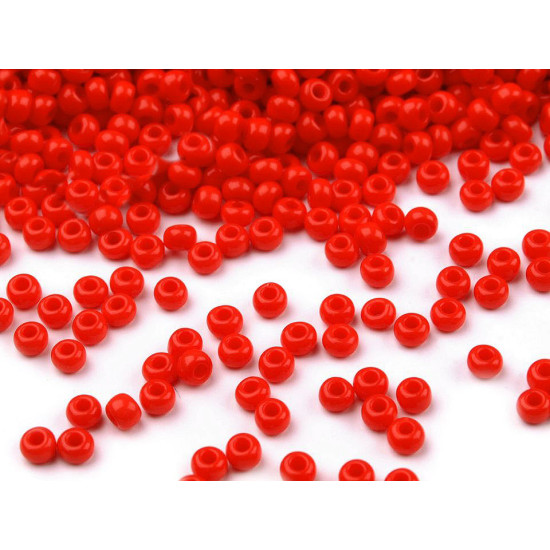 Mărgele nisip preciosa, 11/0 - 2mm - Roșu închis (200 Grame) Mărgele nisip preciosa, 11/0 - 2mm - Roșu închis (200 Grame)