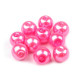 Perle sticlă lucioase, ø10 mm - Alb (1000 Grame) Perle sticlă lucioase, ø10 mm - Alb (1000 Grame)