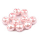 Perle sticlă lucioase, ø10 mm - Alb (1000 Grame) Perle sticlă lucioase, ø10 mm - Alb (1000 Grame)