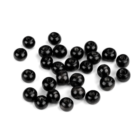 Mărgele din lemn, ø8-9 mm - Maro foarte deschis (100 Grame) Mărgele din lemn, ø8-9 mm - Maro foarte deschis (100 Grame)