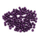 Perle sticlă lucioase, ø4 mm - Alb (50 Grame) Perle sticlă lucioase, ø4 mm - Alb (50 Grame)