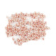 Perle sticlă lucioase, ø4 mm - Alb (50 Grame) Perle sticlă lucioase, ø4 mm - Alb (50 Grame)