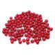 Perle sticlă lucioase, ø4 mm - Alb (50 Grame) Perle sticlă lucioase, ø4 mm - Alb (50 Grame)