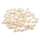 Perle sticlă lucioase, ø4 mm - Alb (50 Grame) Perle sticlă lucioase, ø4 mm - Alb (50 Grame)