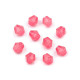 Mărgele plastic romboide sun, 4x4 mm - Roz (100 Grame) Mărgele plastic romboide sun, 4x4 mm - Roz (100 Grame)