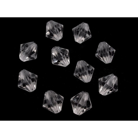 Mărgele plastic romboide sun, 8x8 mm - Roz deschis (300 Grame) Mărgele plastic romboide sun, 8x8 mm - Roz deschis (300 Grame)