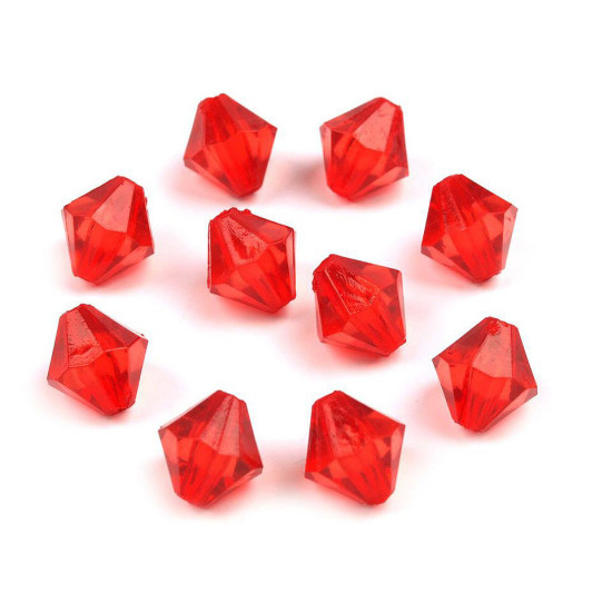 Mărgele plastic romboide sun, 8x8 mm - Roz deschis (300 Grame) Mărgele plastic romboide sun, 8x8 mm - Roz deschis (300 Grame)