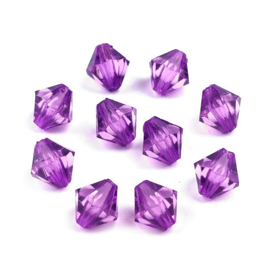 Mărgele plastic romboide sun, 8x8 mm - Roz deschis (300 Grame) Mărgele plastic romboide sun, 8x8 mm - Roz deschis (300 Grame)