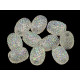 Mărgele ovale cu gaură mare, 13x15 mm - Turcoaz verzui (100 Bucăți) Mărgele ovale cu gaură mare, 13x15 mm - Turcoaz verzui (100 Bucăți)