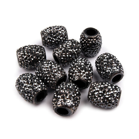 Mărgele ovale cu gaură mare, 13x15 mm - Turcoaz verzui (100 Bucăți) Mărgele ovale cu gaură mare, 13x15 mm - Turcoaz verzui (100 Bucăți)