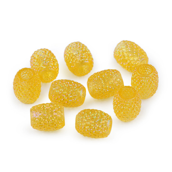 Mărgele ovale cu gaură mare, 13x15 mm - Turcoaz verzui (100 Bucăți) Mărgele ovale cu gaură mare, 13x15 mm - Turcoaz verzui (100 Bucăți)