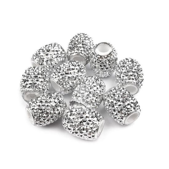 Mărgele ovale cu gaură mare, 13x15 mm - Turcoaz verzui (100 Bucăți) Mărgele ovale cu gaură mare, 13x15 mm - Turcoaz verzui (100 Bucăți)