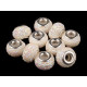 Mărgele plastic tip pandora, 9x14 mm - Mov închis (50 Bucăți) Mărgele plastic tip pandora, 9x14 mm - Mov închis (50 Bucăți)