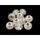 Mărgele plastic tip pandora, 9x14 mm - Mov închis (50 Bucăți) Mărgele plastic tip pandora, 9x14 mm - Mov închis (50 Bucăți)