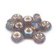 Mărgele plastic tip pandora, 9x14 mm - Mov închis (50 Bucăți) Mărgele plastic tip pandora, 9x14 mm - Mov închis (50 Bucăți)