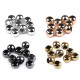 Mărgele metalizate cu gaură mare, 8x10 mm - Auriu rose (100 Bucăți) Mărgele metalizate cu gaură mare, 8x10 mm - Auriu rose (100 Bucăți)