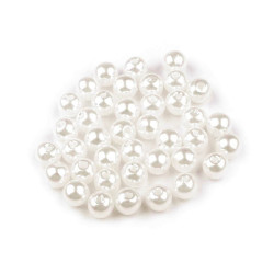 Perle plastic glance, ø6 mm - Sidef (100 Grame)