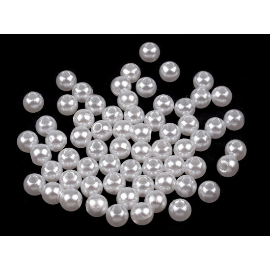 Perle plastic glance, ø6 mm - Gri neutral (20 Grame) Perle plastic glance, ø6 mm - Gri neutral (20 Grame)