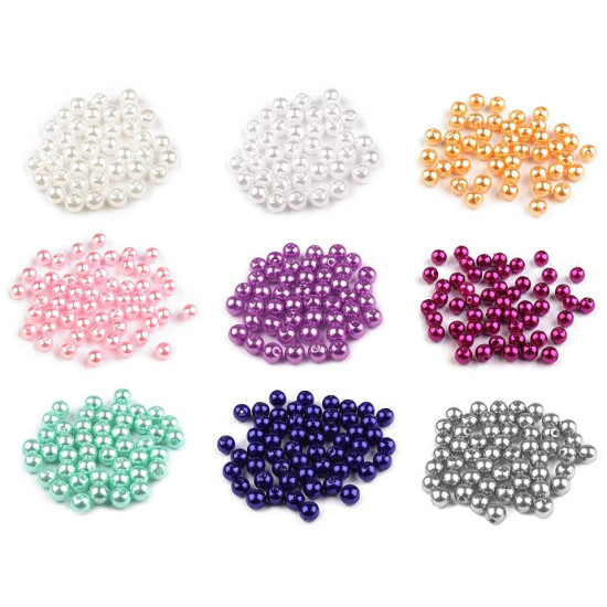 Perle plastic glance, ø6 mm - Gri neutral (20 Grame) Perle plastic glance, ø6 mm - Gri neutral (20 Grame)