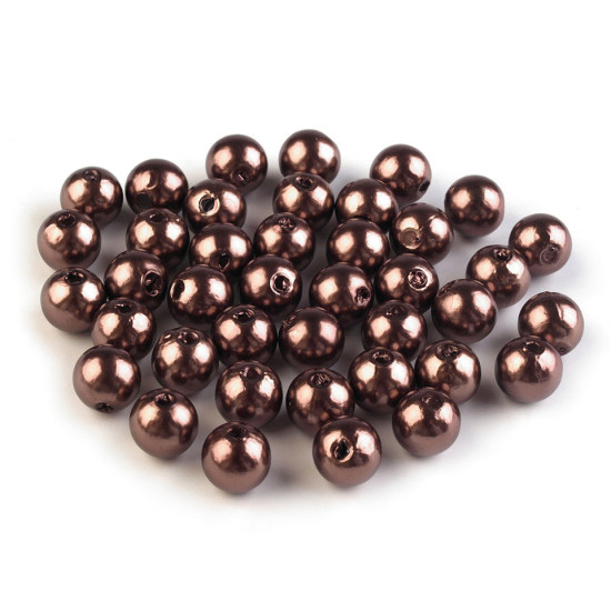 Perle plastic glance, ø8 mm - Violet (100 Grame) Perle plastic glance, ø8 mm - Violet (100 Grame)