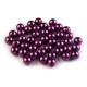 Perle plastic glance, ø8 mm - Violet (100 Grame) Perle plastic glance, ø8 mm - Violet (100 Grame)