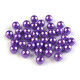 Perle plastic glance, ø8 mm - Violet (100 Grame) Perle plastic glance, ø8 mm - Violet (100 Grame)
