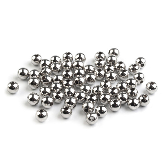 Mărgele plastic glance metalic, ø6 mm - Auriu deschis (500 Grame) Mărgele plastic glance metalic, ø6 mm - Auriu deschis (500 Grame)