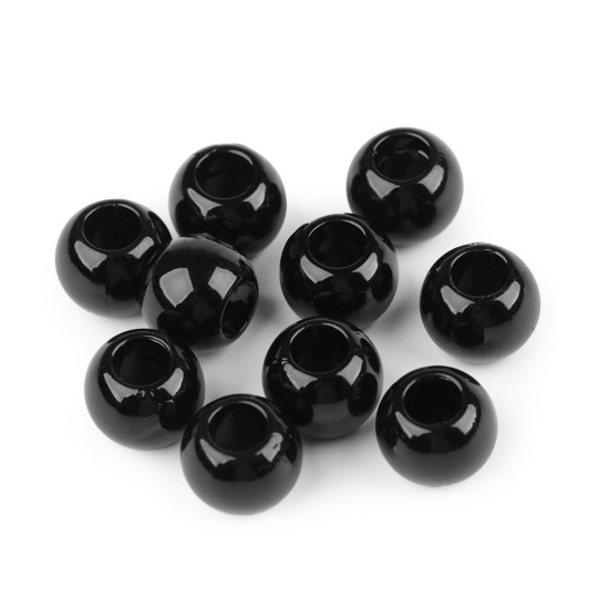 Mărgele sidefate cu gaură mare, 11x15 mm - Roz deschis (500 Bucăți) Mărgele sidefate cu gaură mare, 11x15 mm - Roz deschis (500 Bucăți)