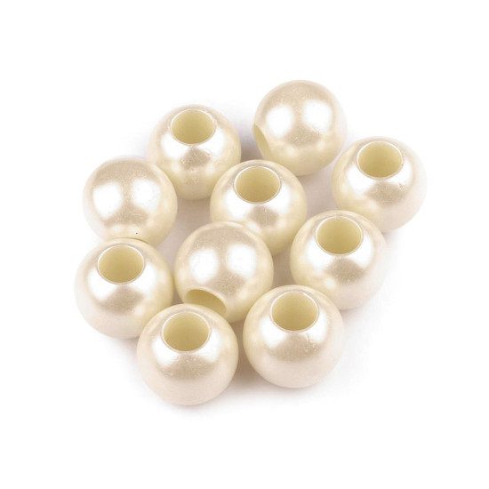 Mărgele sidefate cu gaură mare, 11x15 mm - Roz deschis (500 Bucăți) Mărgele sidefate cu gaură mare, 11x15 mm - Roz deschis (500 Bucăți)