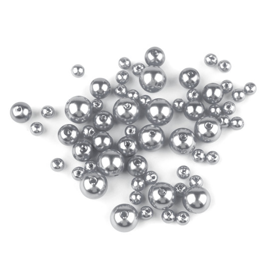 Perle plastic glance, mix dimensiuni - Turcoaz (1 Sac) Perle plastic glance, mix dimensiuni - Turcoaz (1 Sac)