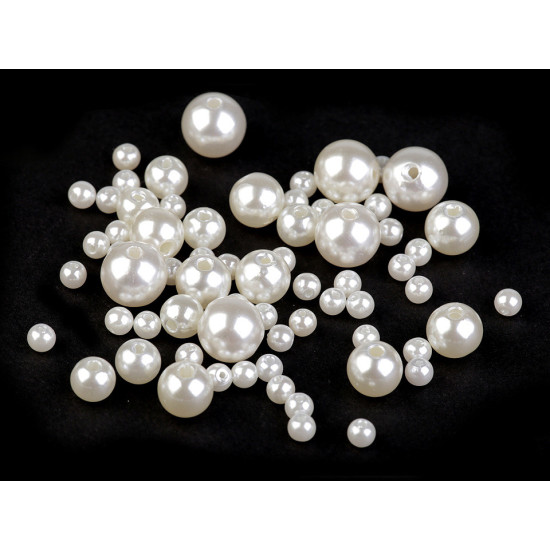 Perle plastic glance, mix dimensiuni - Turcoaz (1 Sac) Perle plastic glance, mix dimensiuni - Turcoaz (1 Sac)