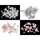 Perle plastic glance, mix dimensiuni - Turcoaz (1 Sac) Perle plastic glance, mix dimensiuni - Turcoaz (1 Sac)