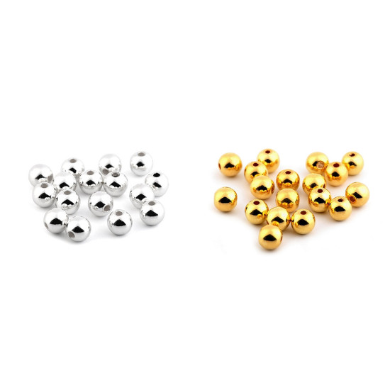Mărgele plastic glance metalic, ø8 mm - Antracit (100 Grame) Mărgele plastic glance metalic, ø8 mm - Antracit (100 Grame)