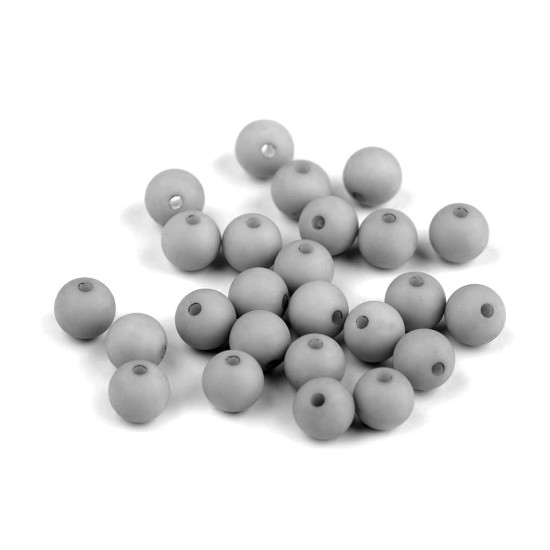 Mărgele plastic mate, ø8 mm - Verde pastel deschis (25 Bucăți) Mărgele plastic mate, ø8 mm - Verde pastel deschis (25 Bucăți)