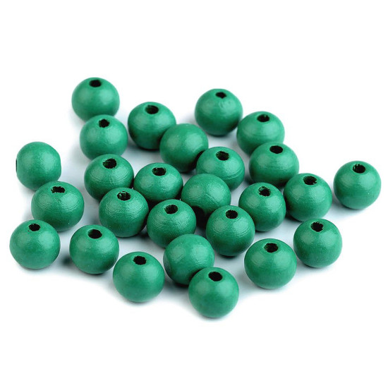 Mărgele lemn, ø10 mm - Negru (20 Grame) Mărgele lemn, ø10 mm - Negru (20 Grame)